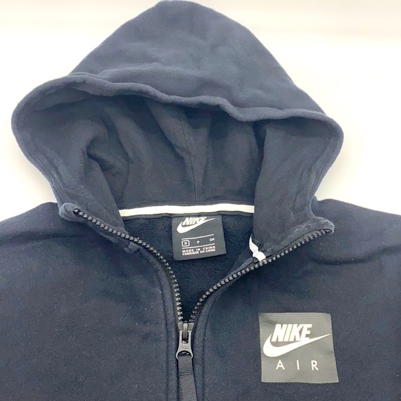NIKE AIR FLEECE FULL-ZIP HOODIE BOYS S - Picture 2 of 7